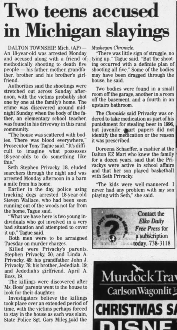 Clipping from Elko Daily Free Press